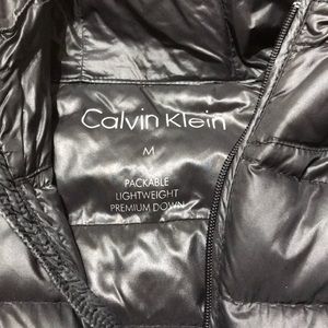 calvin klein premium down jacket womens